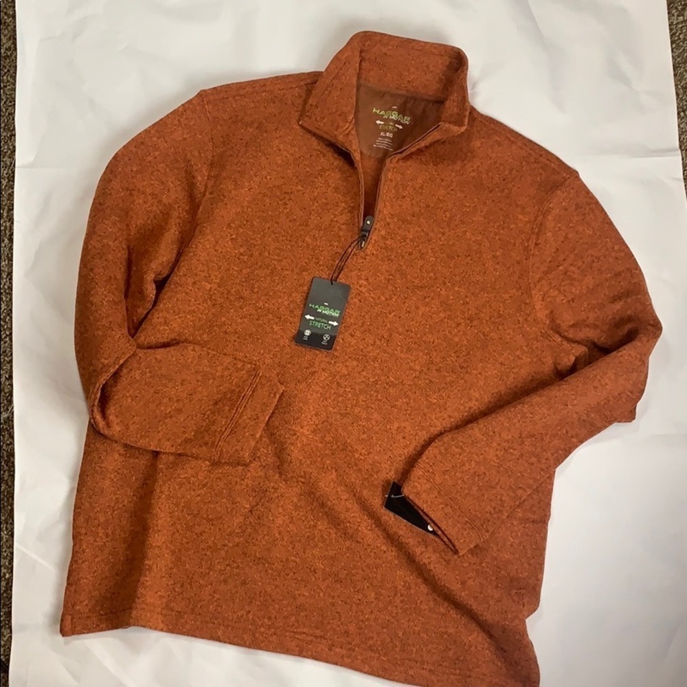 Men’s Haggar Classic Sweater 1/4 zip pullover XL